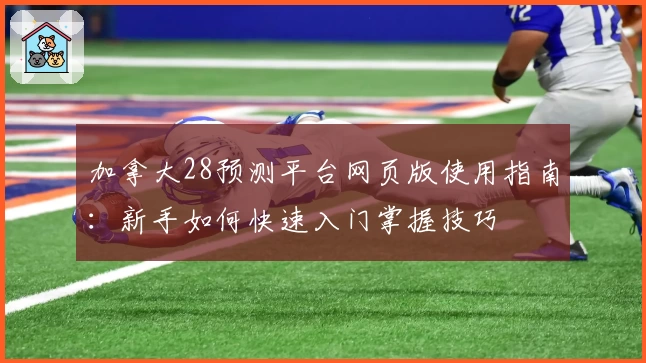 加拿大28预测平台网页版使用指南：新手如何快速入门掌握技巧